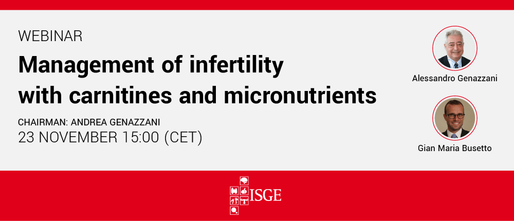 Management of infertility with carnitines and micronutrients