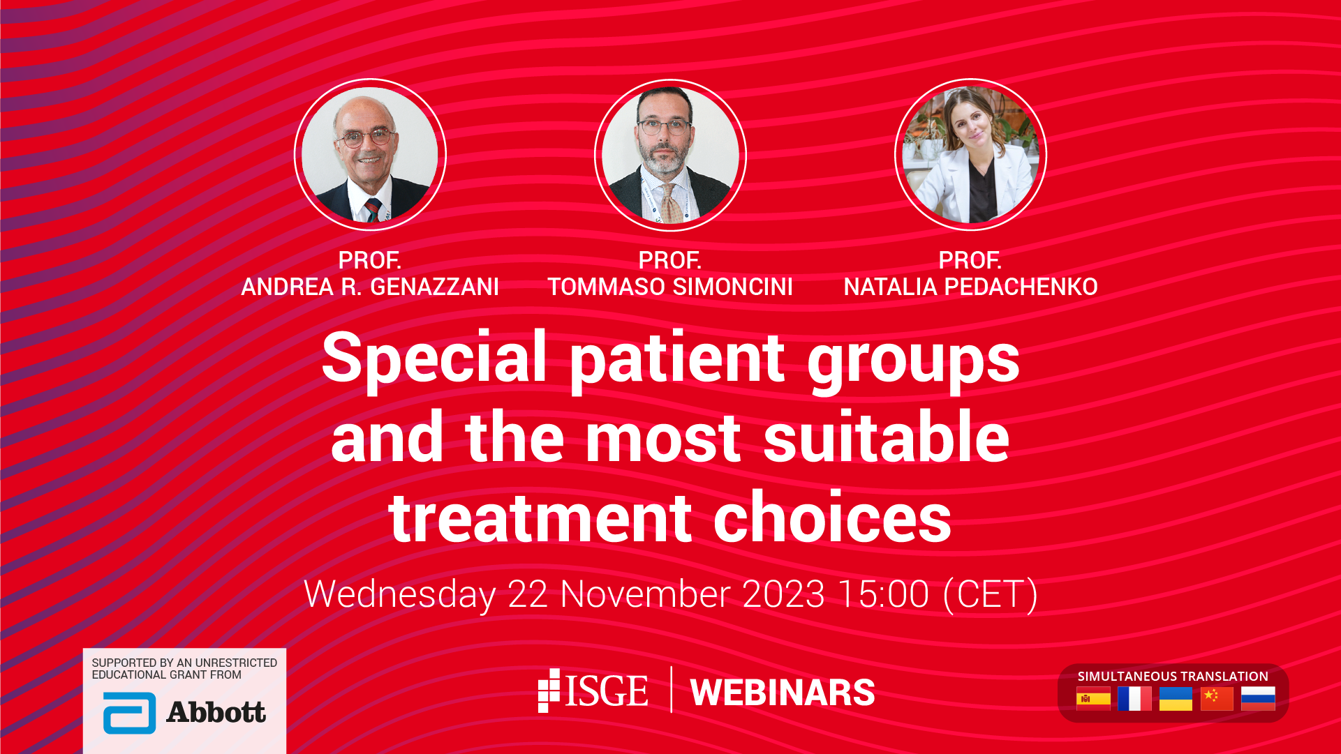 Special patient groups and the most suitable treatment choices